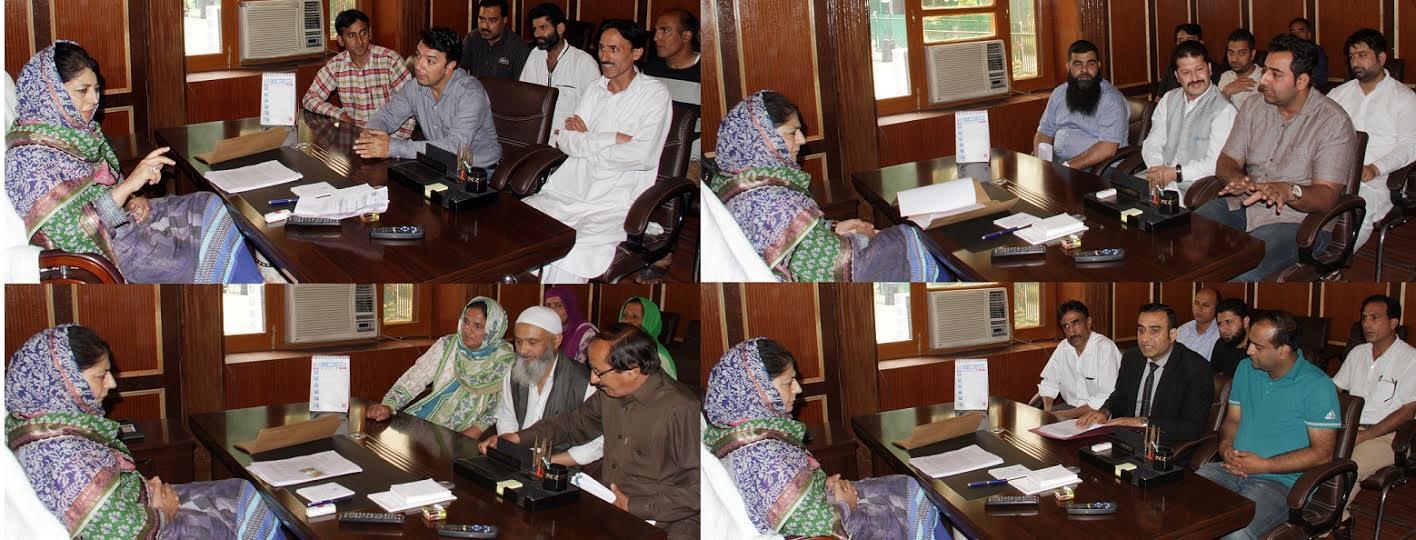 Govt responsive to people’s problems, concerns: Mehbooba